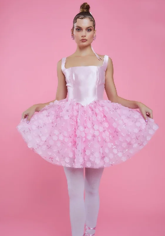 So On Pointe Flower Tutu Dress