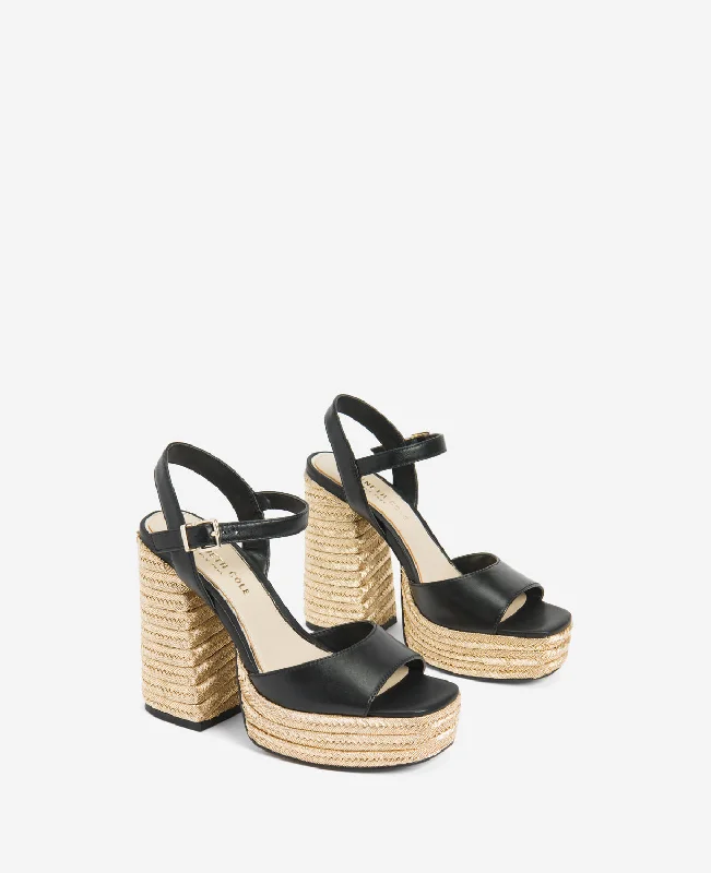 Dolly Ankle Strap Platform Heeled Sandal