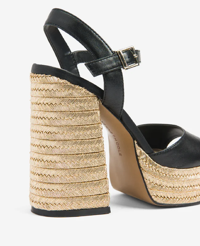 Dolly Ankle Strap Platform Heeled Sandal