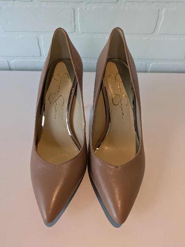 Shoes Heels Stiletto By Jessica Simpson In Tan, Size: 7.5