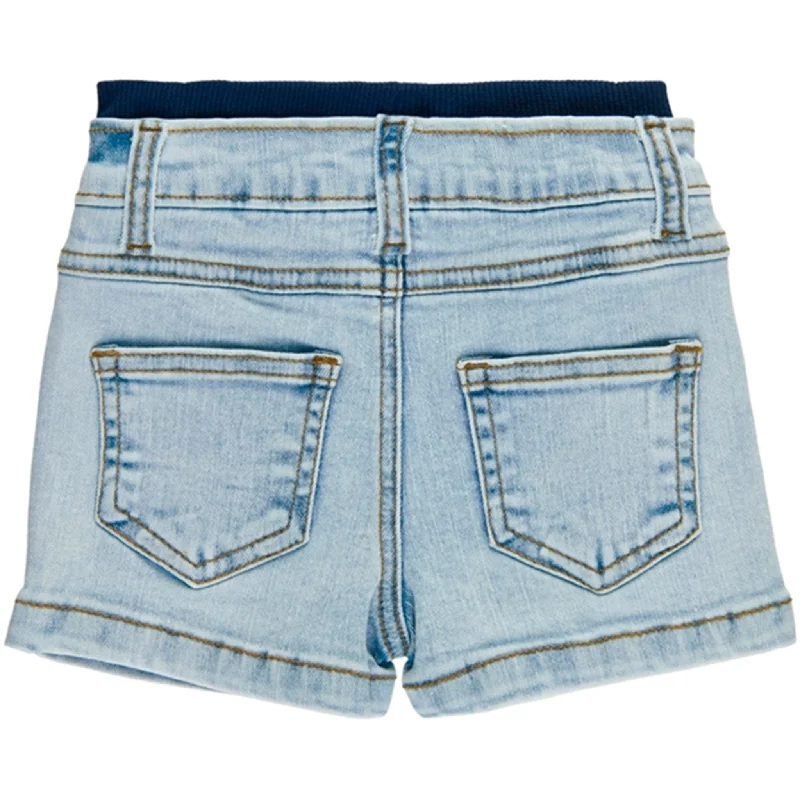 THE NEW Siblings Light Blue Wash Garen Denim Shorts