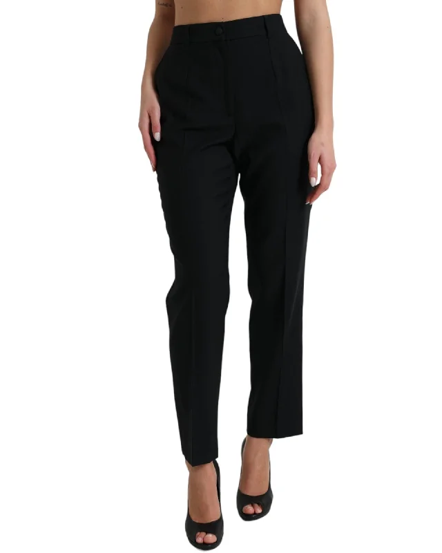 Dolce & Gabbana High Waist Wool Pants