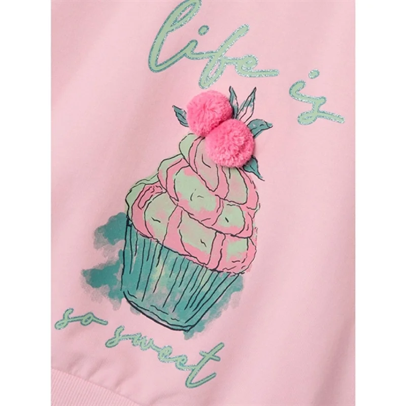 Name it Parfait Pink Dinah Sweatshirt