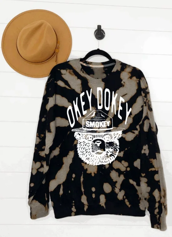 Okey Dokey Tie Dye Sweatshirt