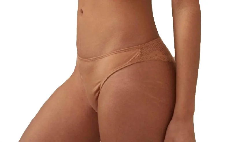 Alice Brazilian Panty In Caramel