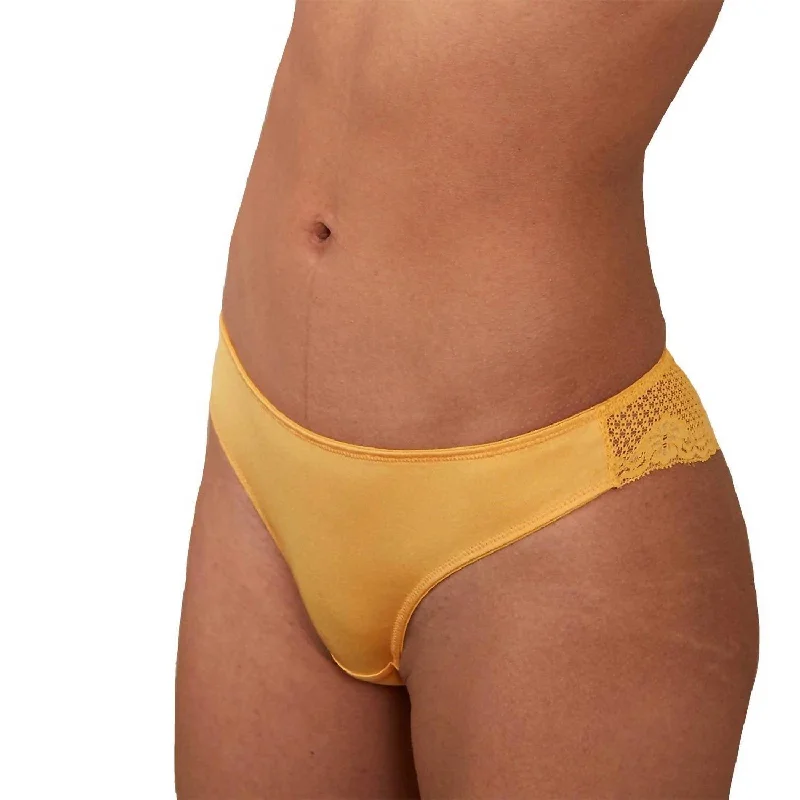 Alice Brazilian Panty In Marigold