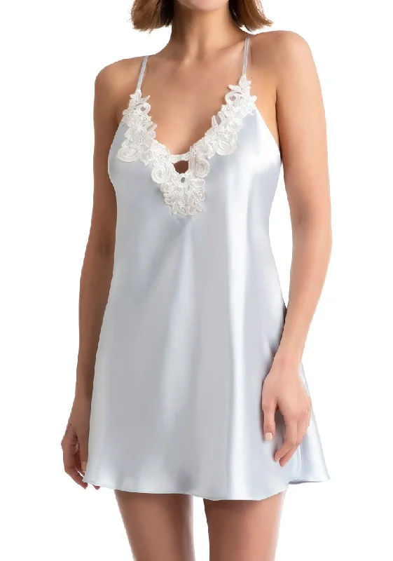 OPHELIA Chemise in Silver Blue