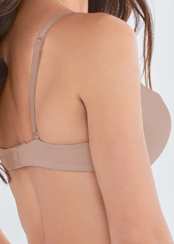 Pearl by VENUS® strappy plunge bra - Sonoran Sand